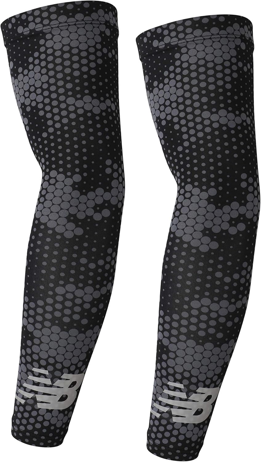 New Balance Unisex Outdoor Sports Compression Arm Sleeves, Arm Warmer, 1 Pair