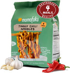 Momofuku Tingly Chili Noodles Ramen Noodles by David Chang, 4 Pack of Restaurant Quality Air-Dried Instant Noodles Now with More Sauce & 11g of Protein