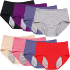 Leakproof Panties for Women Over 60, Leakproof Ladies Underwear, Leakproof Underwear for Women (8 Color,Large)