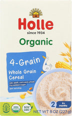 Holle, Cereal Wholegrain Four Grain Organic, 8 Ounce