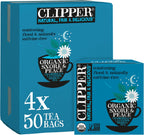 Clipper Tea Snore and Peace Chamomile & Lavender Herbal Tea – Caffeine Free, USDA Organic, Great Hot or Iced – Comfortingly Floral, Natural, Fair & Delicious – 200 Tea Bags