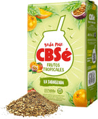 CBSe Yerba Mate Tropical Fruits – 500g (1.1 lb) Loose Leaf Herbal Tea – Argentine Yerba with Natural Fruit Flavor