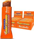 BAREBELLS Soft Protein Bars Salted Peanut Caramel - 12 Count, Pack of 2 - Protein Snacks with 16g of High Protein - Chocolate Protein Bar with 2g of Total Sugars - Soft Protein Snack & Breakfast Bars