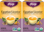 Yogi Tea, Egyptian Licorice, 16 Count, Packaging May Vary (Pack of 2)
