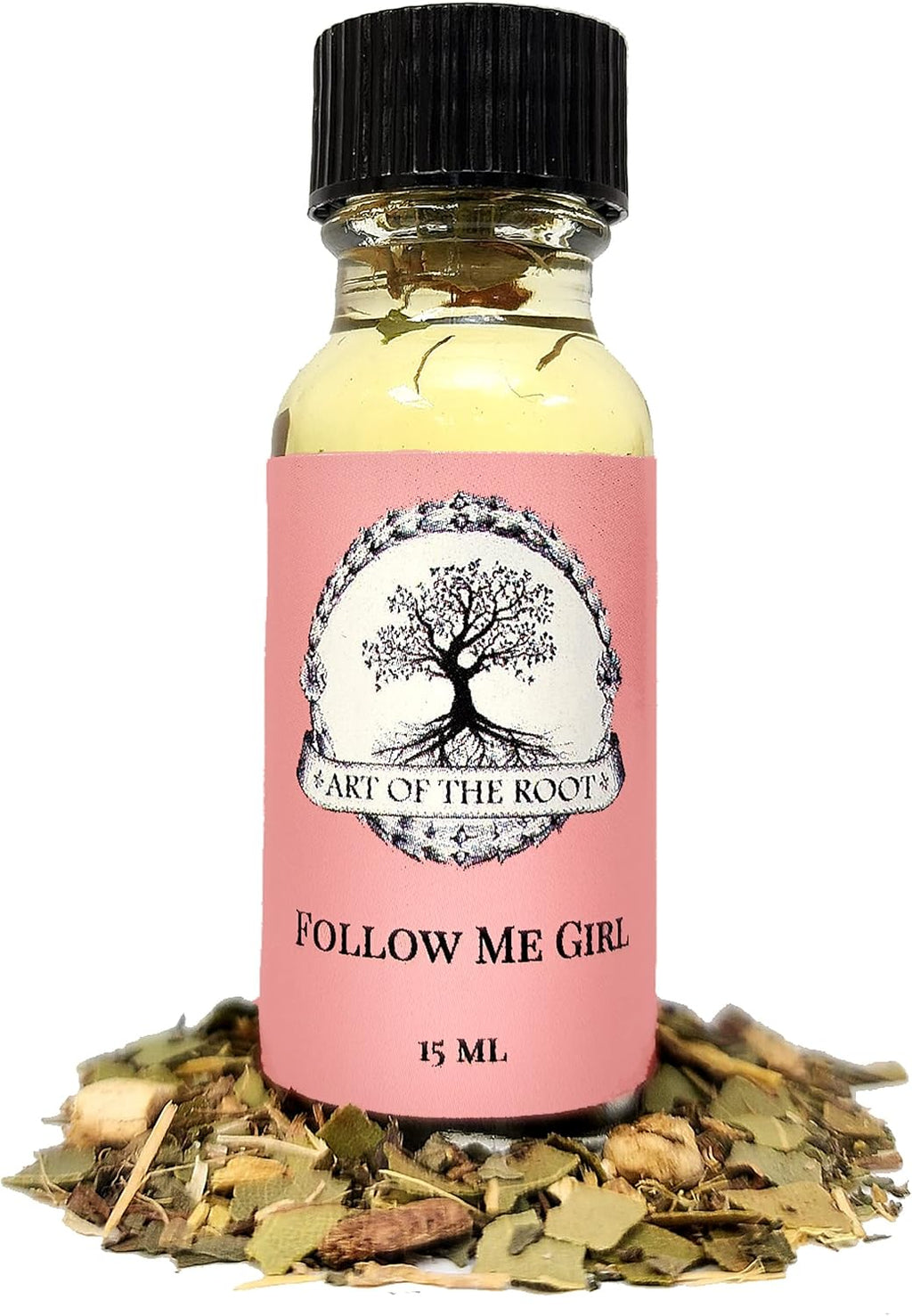 Follow Me Girl Oil by Art of the Root | Handmade with Herbs & Essential Oils | Conjure, Wiccan, Hoodoo, Pagan & Magick Intentions| Fidelity, Love, Passion & Commitment Rituals