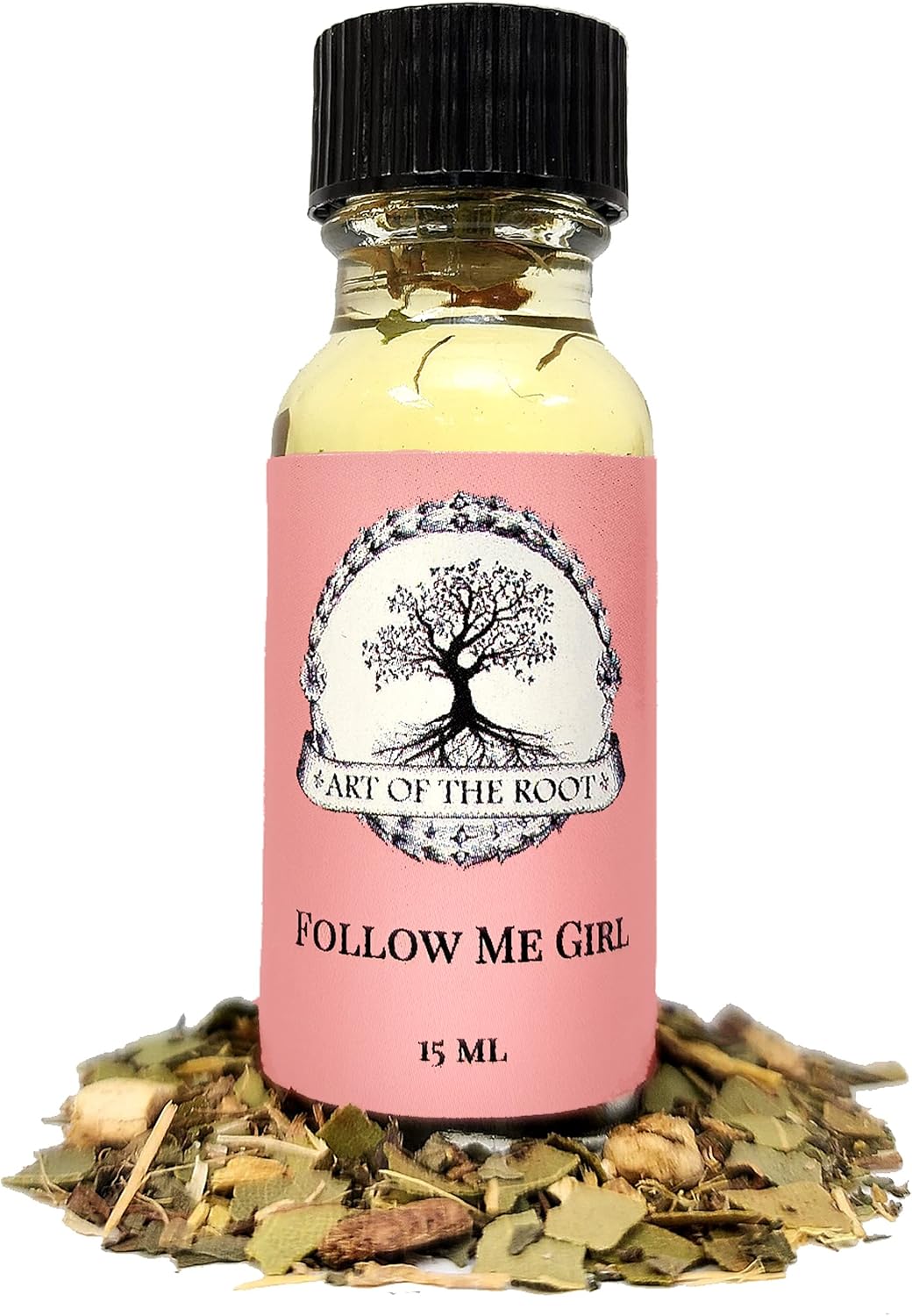 Follow Me Girl Oil by Art of the Root | Handmade with Herbs & Essential Oils | Conjure, Wiccan, Hoodoo, Pagan & Magick Intentions| Fidelity, Love, Passion & Commitment Rituals