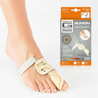 Neo-G Bunion Support - Hallux Valgus Night Splint – For Pre/Post-Operative Aid & Pressure – Class 1 Medical Device – Left - Tan