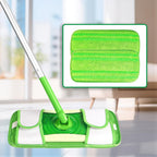 4Pack Microfiber Mop Pads, Reusable and Machine Washable Pad Refills, Mop Head Replacements Perfect for Wet and Dry Floor Cleaning