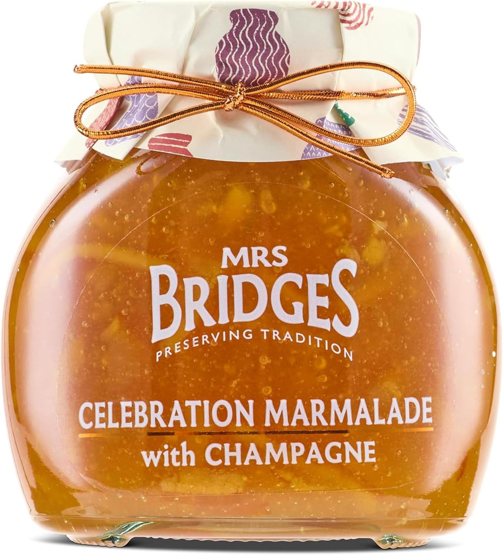 Mrs Bridges Celebration Marmalade with Champagne, Made in Scotland, 12oz Jar (Pack of 1)