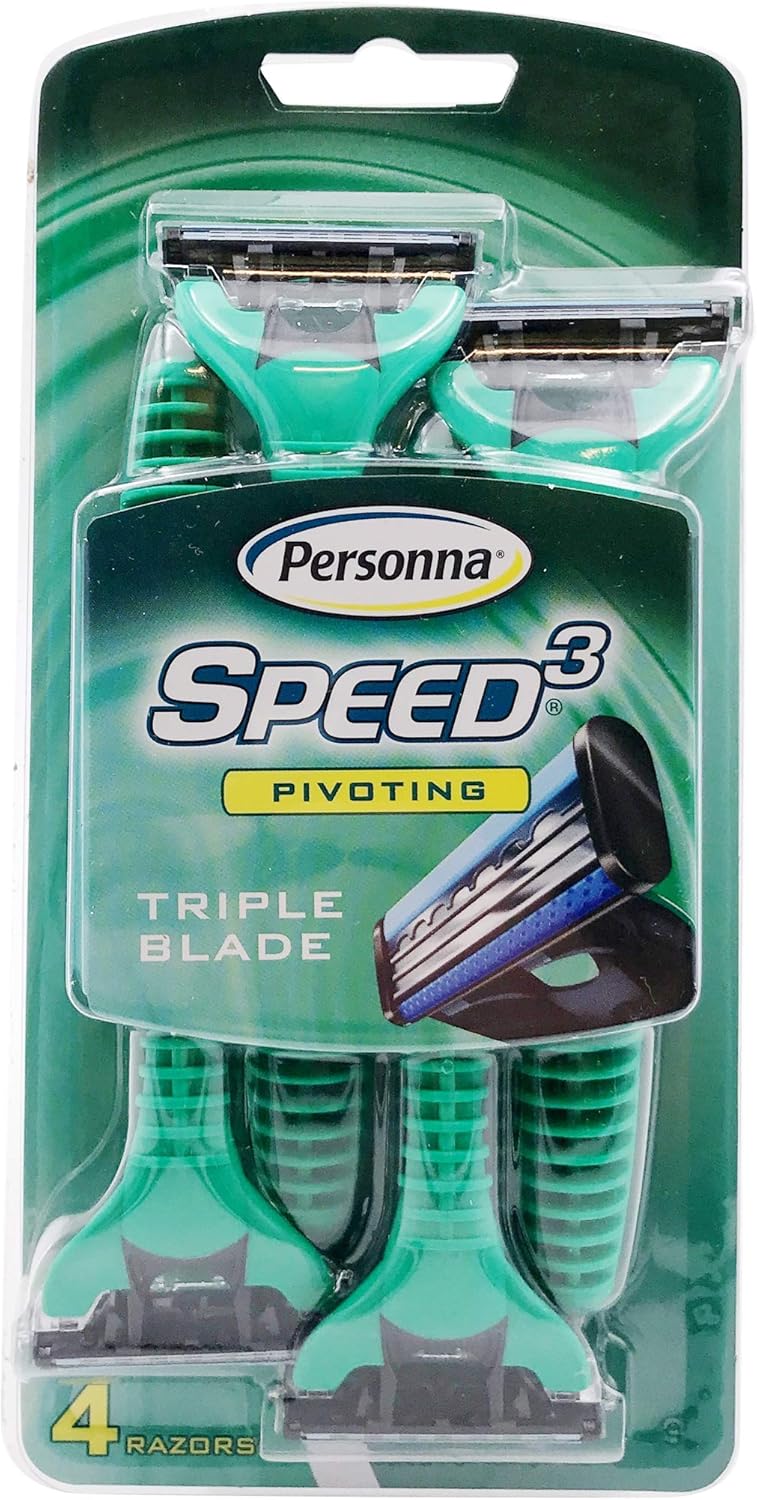 Personna Razor Blades Triple Blade, 4 Count