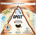 Mountain Bread Spelt Wraps 3 Simple Ingredients Wheat Free Option (Contains Gluten) Paper-Thin Flatbread 3 Pack (24 Wraps) 70 Calories per Wrap