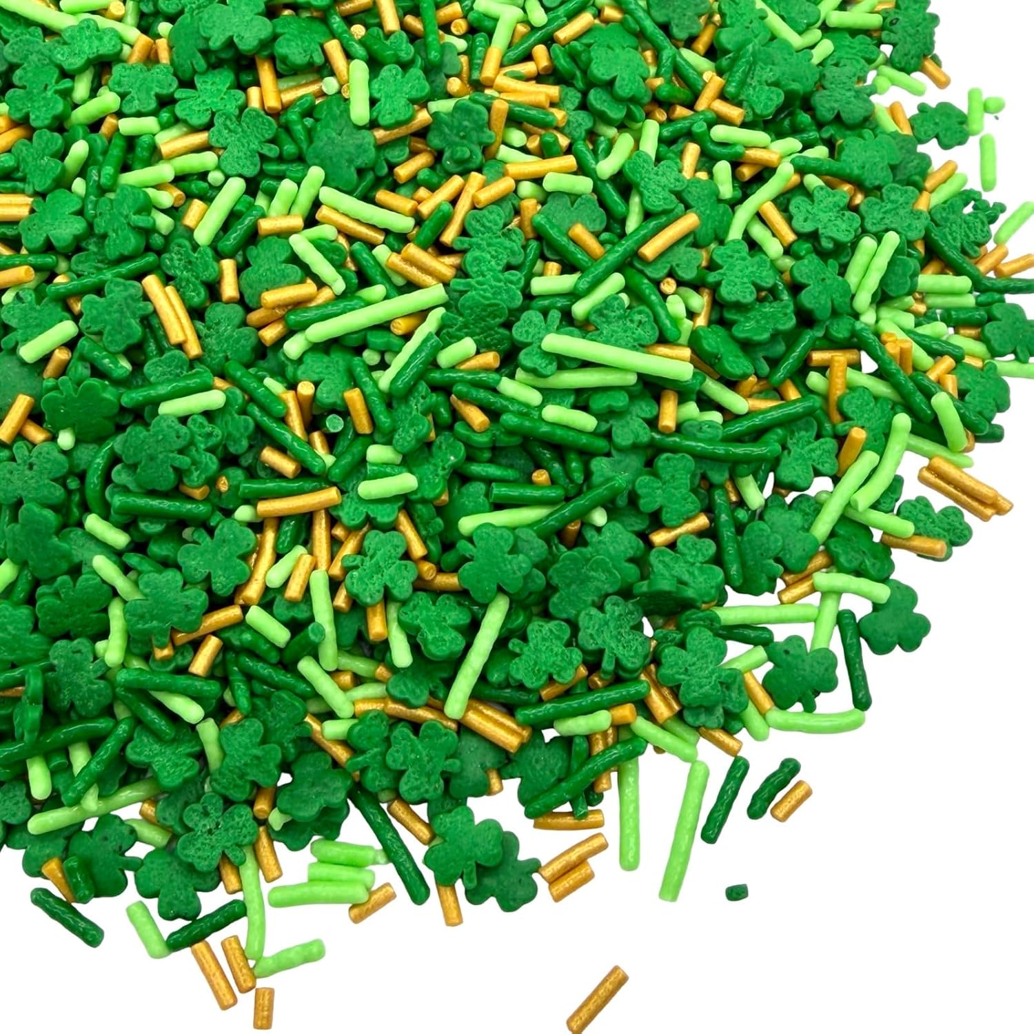 Manvscakes | 7.5 ounce Sweet luck sprinkles | St. Patrick’s day sprinkles | Green sprinkles | Edible sprinkles | Cale sprinkles | Cookie sprinkles