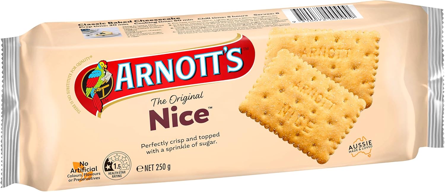 Arnott's Nice Biscuits 250g.
