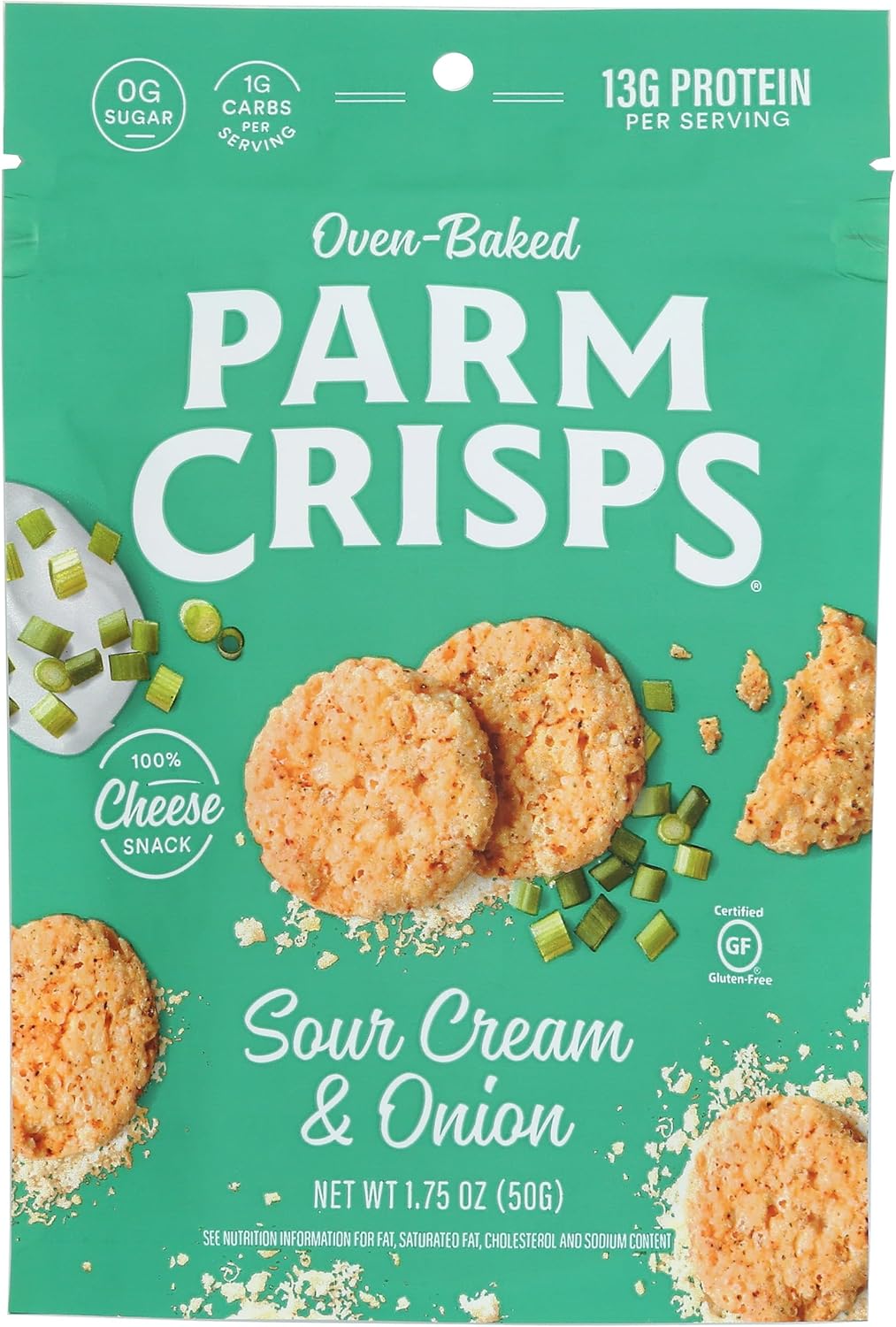 Parmcrisps, Crisps Sour Cream Onion, 1.75 Ounce