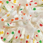Jujube Nougat - 12 Ounce Pack - 35 Count - Easter Candy with Fruit Jelly Pieces - Individually Wrapped Candy for Easter Eggs Fillers - Soft & Chewy Treat
