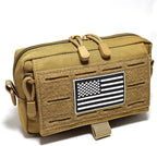Tactical Molle Admin Pouch Compact Utility EDC Tool Bag Phone Pouches Fanny Waist Pack Bag Belt Pouch Small First Aid Kit