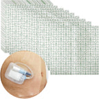 Waterproof Shower Cover Shields for Dialysis Port Picc Line Chest Catheter PD Peritoneal Dialysis Chemo Port Feeding Tube Shower Protector 8" x 8" (Pack of 25)
