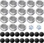 18 Pack Dog Scent Work Tins Training Kit Nose Work Magnetic Dots Scent Work Containers for Dogs Training Metal Box Smell Aluminum Cans with Lids (18pack)