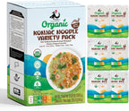 YUHO Organic Konjac Shirataki Variety Pack Low Carb Pasta 38.09 Oz (1080 g) USDA Organic Healthy Angel Hair and Rice(6 Pack Inside) Keto and Paleo Friendly Low Calorie Sugar Free Vegan Ready to Eat