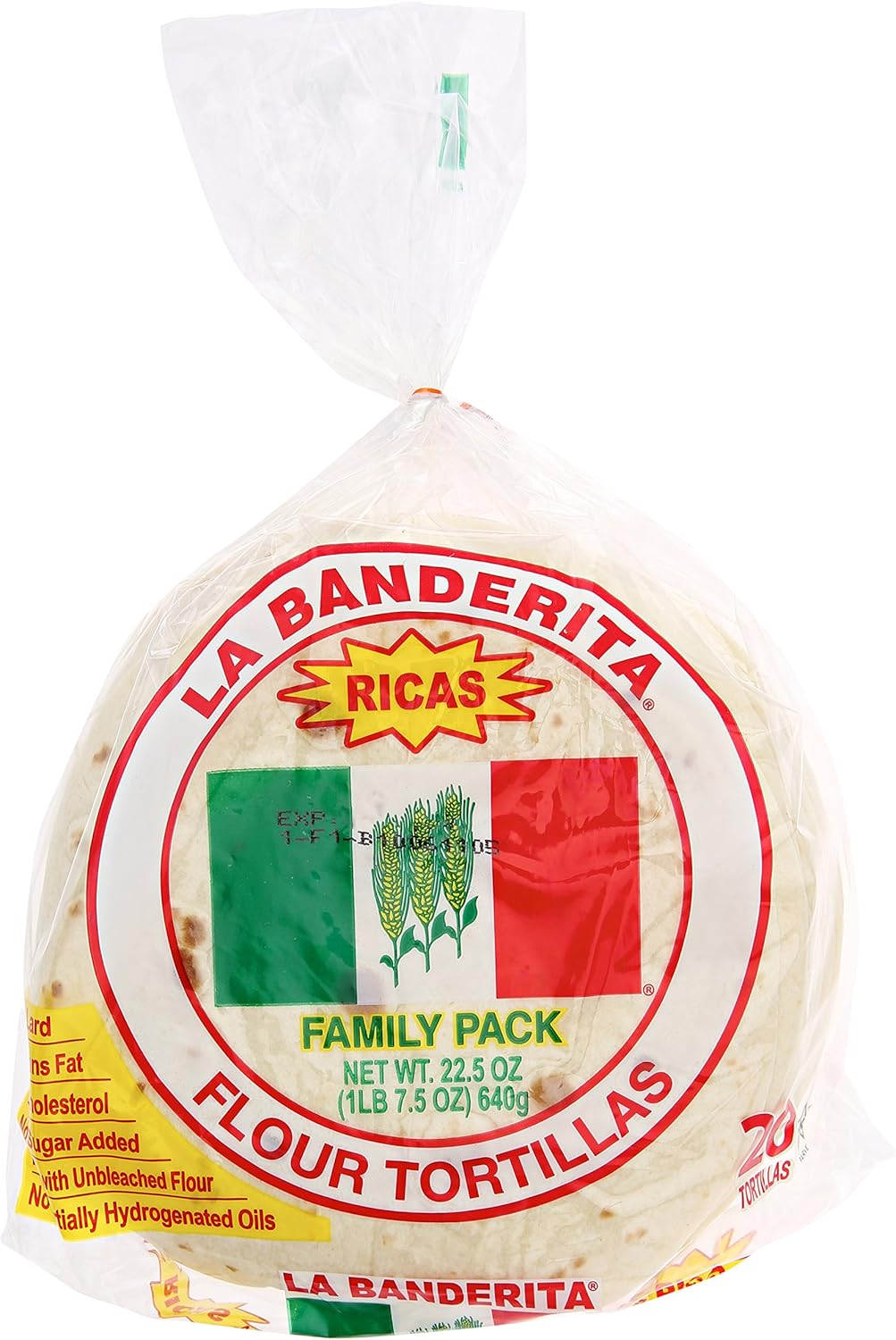 La Banderita Tortilla Flour Family, 22.50 oz