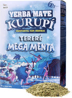 Kurupí Yerba Mate Tereré Mega Mint 500 g (1.1 lb) | Paraguayan Herbal Yerba Mate with Mint & Boldo | Loose Leaf Mate Tea for Cold Brew | Refreshing & Aromatic | Gluten Free