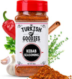 Turkish Kebab Seasoning Mix 10oz – Mediterranean Spice Blend with Cumin, Aleppo & Urfa Peppers, Garlic, Sumac - Grill & BBQ Spice - Resealable Jar