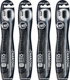 Tom's Of Maine Gentle Charcoal Toothbrush, Soft, 4-Pack (Packaging May Vary)