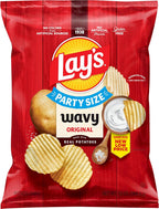 Lay's Potato Chips, Wavy, 13 Oz