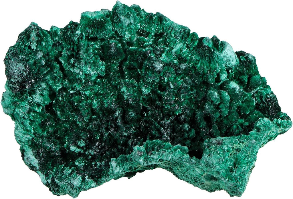 Nupuyai Natural Raw Malachite Crystal Stone for Reiki Healing Stress Anxiety, Real Green Malachite Specimen Cluster Decor for Home Office Tabletop, 10-50g