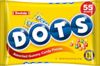 DOTS Individually Wrapped Candy - Original Gummy Candy 55 ct Mini Candy Boxes - Flavors Cherry, Lime, Orange, Lemon & Strawberry - Gluten Free, Kosher & Peanut Free Gumdrops