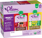 Variety Pack 8ct 4oz Pouch Mighty Morning Food Group Blend Tots - Apple, Blackberry, Purple, Carrot, Greek Yogurt, Oat + Banana, Kiwi, Spinach, Greek Yogurt, Barley