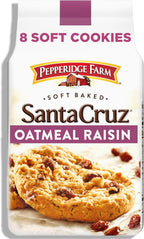 Pepperidge Farm Santa Cruz Soft Baked Oatmeal Raisin Cookies, 8.6 oz. Bag