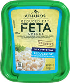 Athenos Traditional Reduced Fat Crumbled Feta Cheese (5 oz Tub)