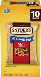 Snyder's of Hanover Mini Pretzels, 10 Count 0.92 Oz