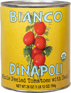 Bianco Dinapoli, Whole Peeled Tomatoes Organic, 28 Ounce