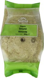 Suma Organic Ground Almonds 250 g (Pack of 6)