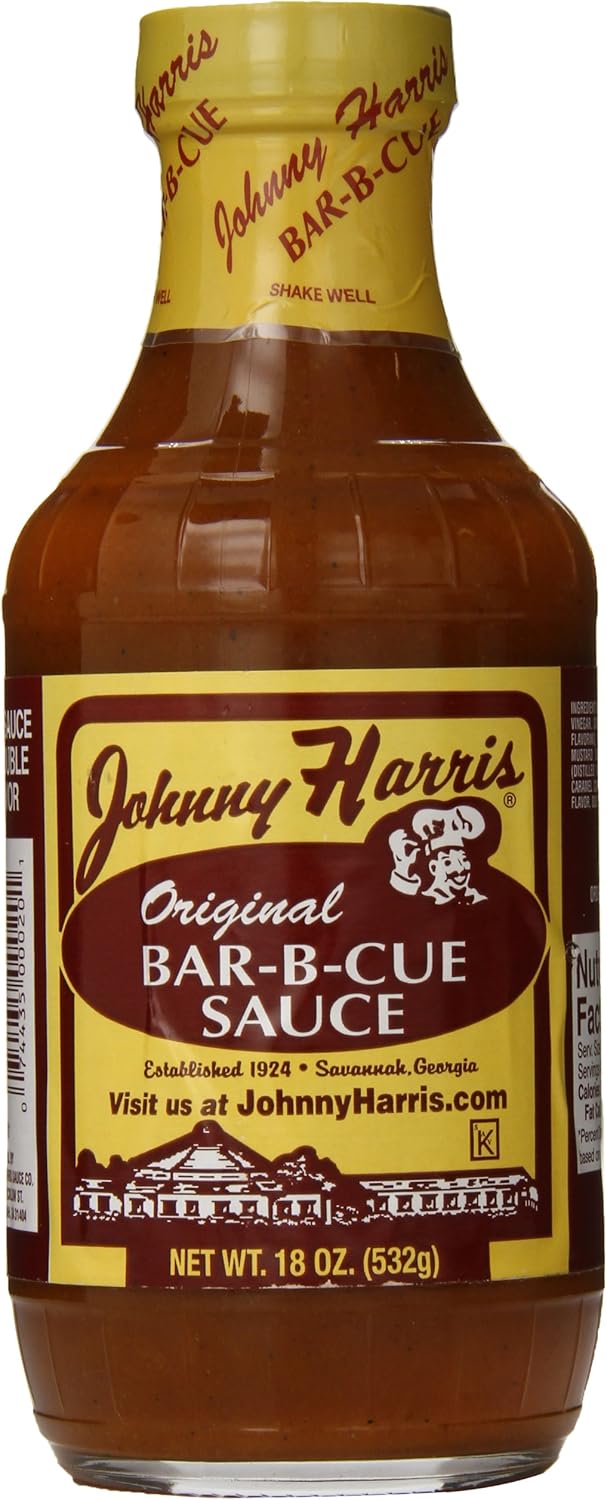 3 set Johnny Harris BBQ Sauce, Original, 18.0 Ounce
