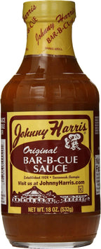 3 set Johnny Harris BBQ Sauce, Original, 18.0 Ounce