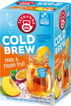 Teekanne Cold Brew Tea, Peach Passionfruit Flavor