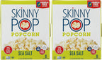Skinny Pop Sea Salt Microwave Popcorn, 16.8 OZ (Pack of 2)