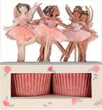 Meri Meri Ballerina Cupcake Kit (Pack of 24)
