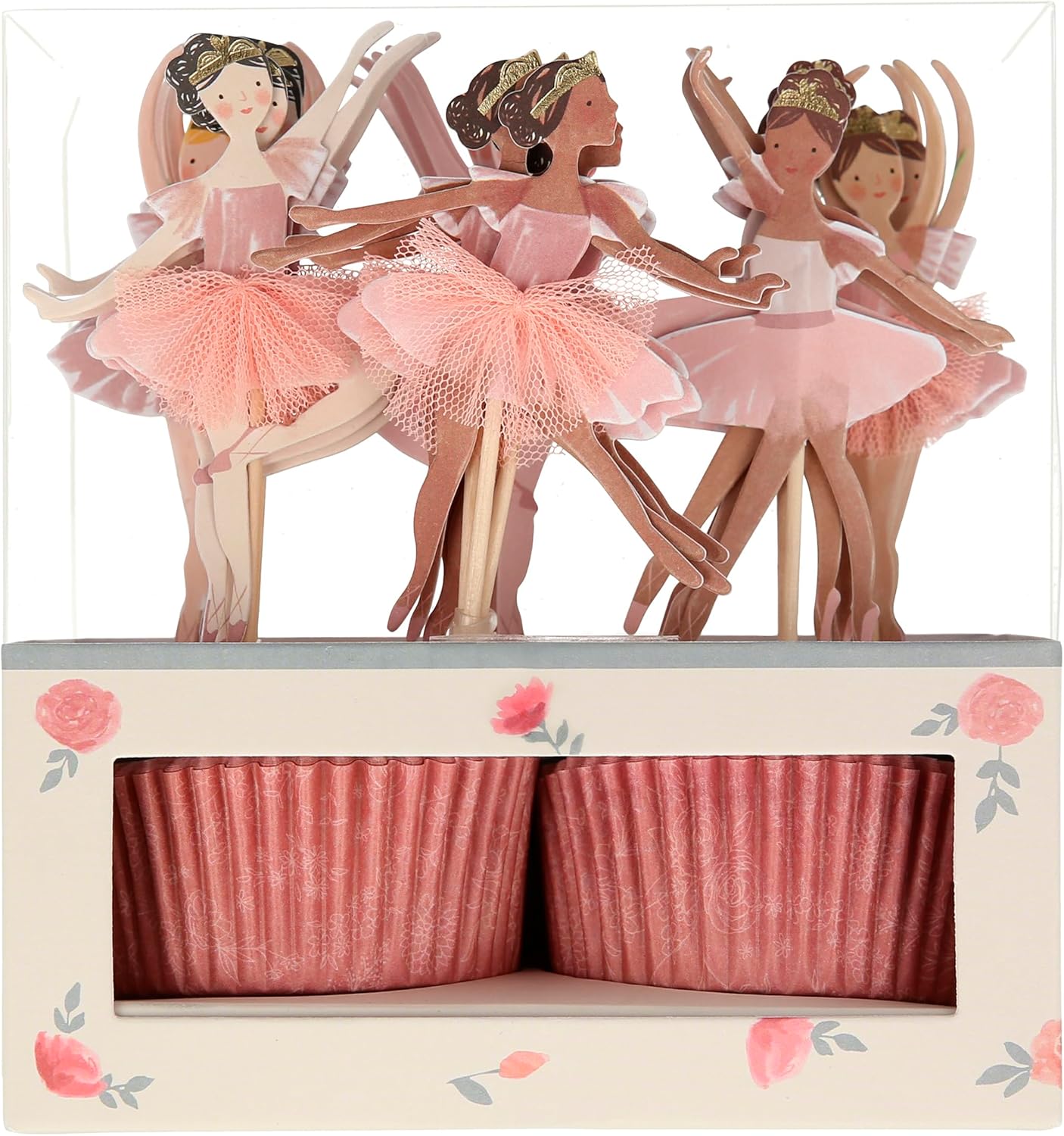 Meri Meri Ballerina Cupcake Kit (Pack of 24)