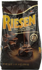 RIESEN Chewy Dark Chocolate Caramel Candy, 30 Ounce Bags (Pack of 3), Individually Wrapped Candy, Bulk Candy, Chocolate Candy, Bag of Candy, Sweets for Home, Road Trips or Parties, Great Gift Idea