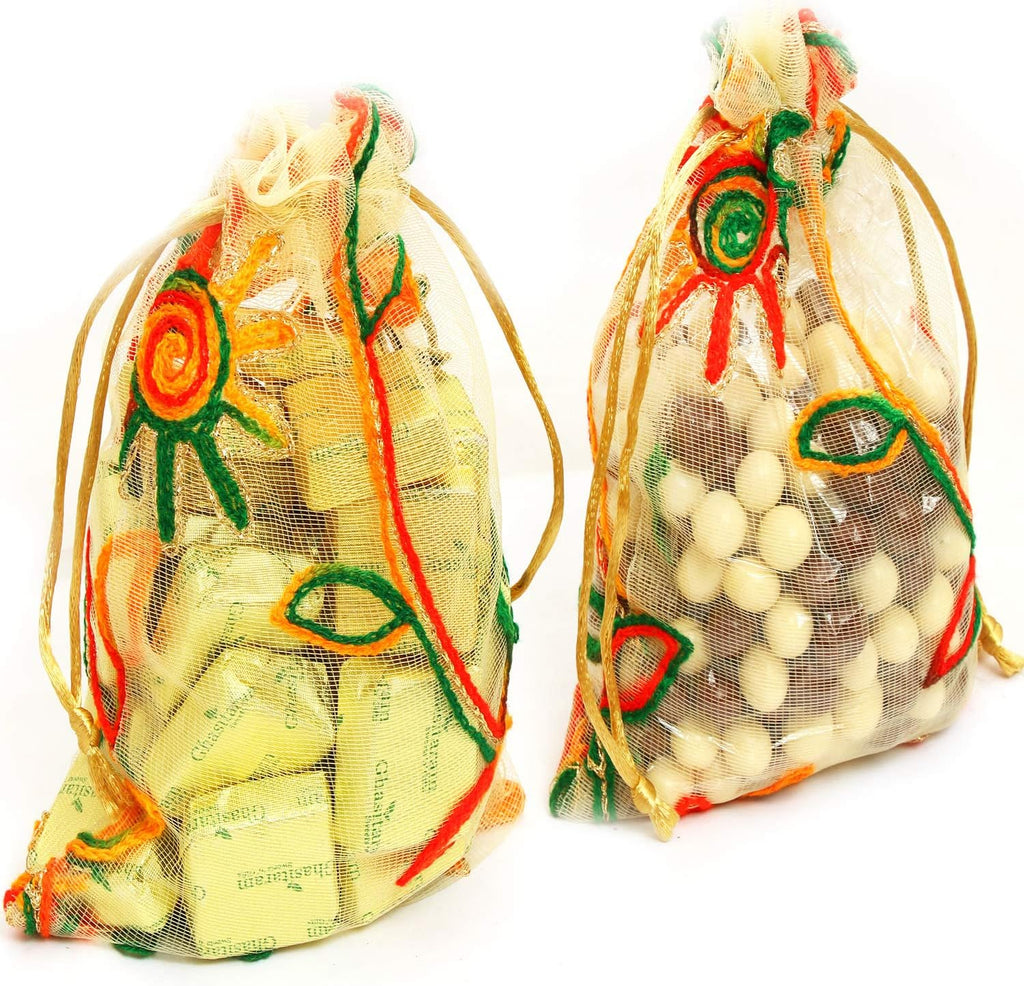 Ghasitaram Gifts Valentine Gifts Chocolate - Chocolate And Nutties In Net Pouches