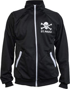 St. Pauli Black Ultras Skull Kult Crossbones Punk Activist Jacket Football Tracksuit Top