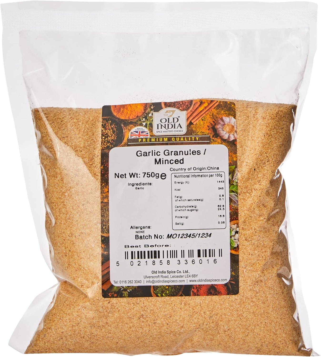 Old India Garlic Granules / Minced 750 g