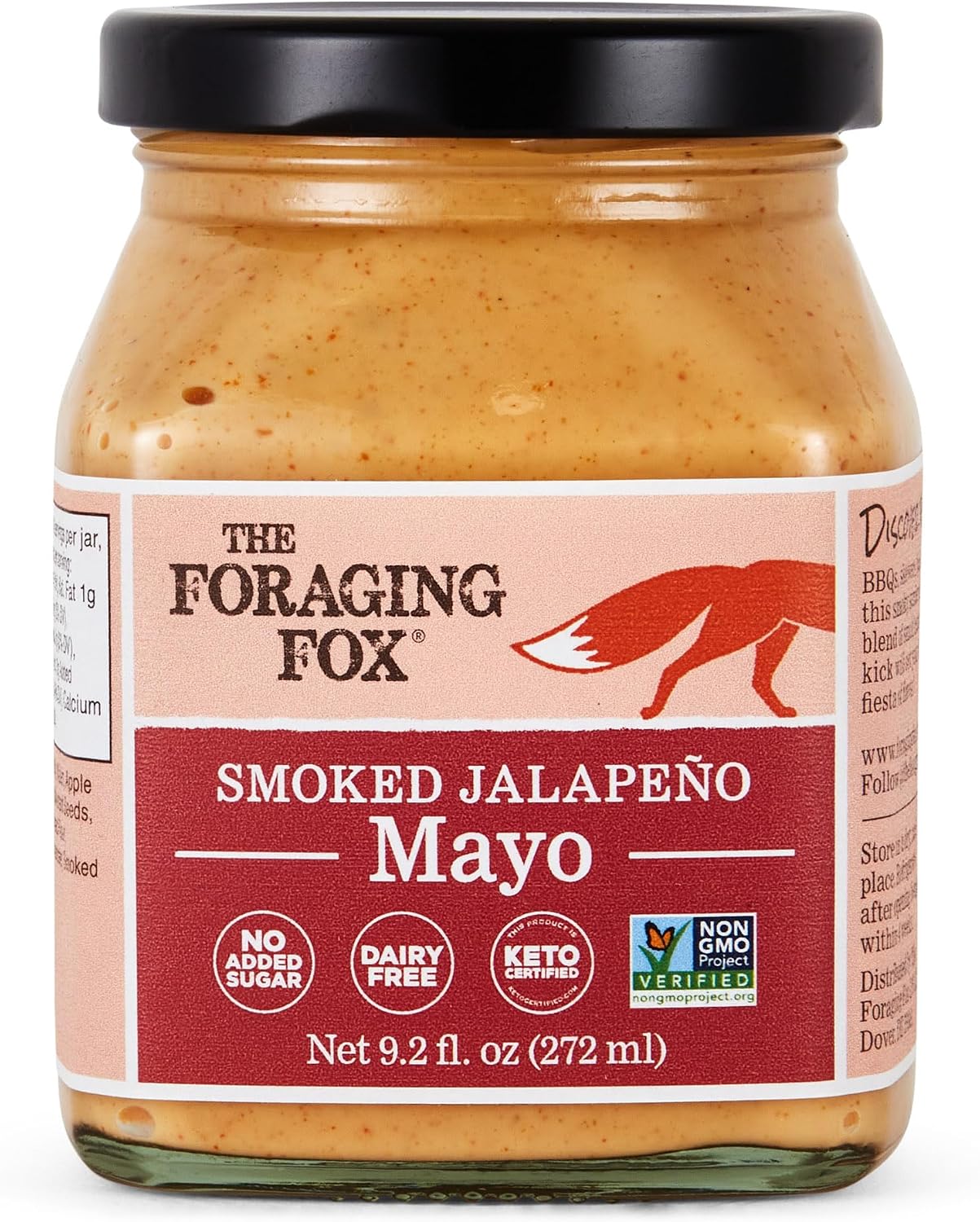Foraging Fox Smoked Jalapeno Mayonnaise 9.2fl oz single unit