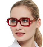 OCCI CHIARI Reading Glasses Funky Readers 1.25 Diptor for Women thick Frame(1.0 1.25 1.5 1.75 2.0 2.25 2.5 2.75 3.0 3.5 4.0 5.0 6.0)