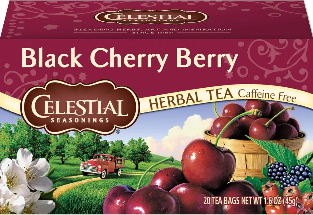 Celestial Seasonings Black Cherry Berry Tea, 20 ct, Multi