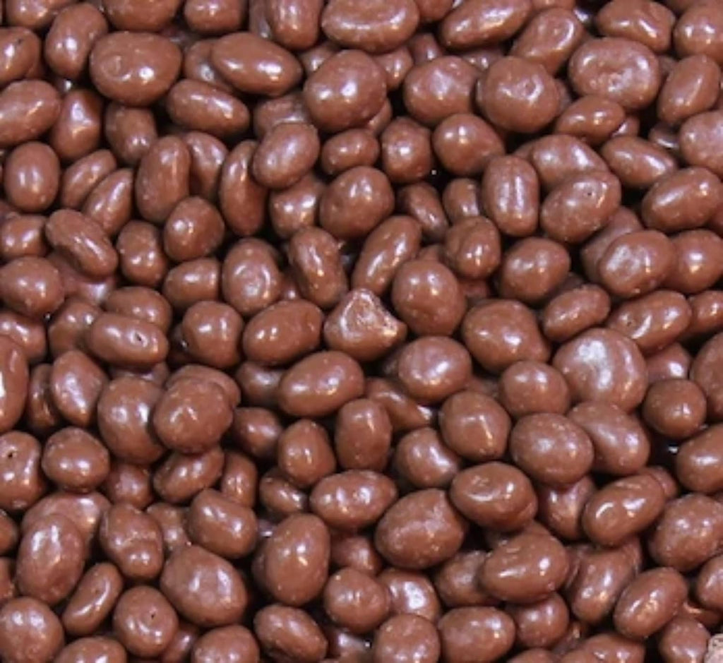 Milk Chocolate Covered Raisins Bulk-Juicy, Plump Milk Chocolate Raisins by Queen City Candy Cave (1 Pound)